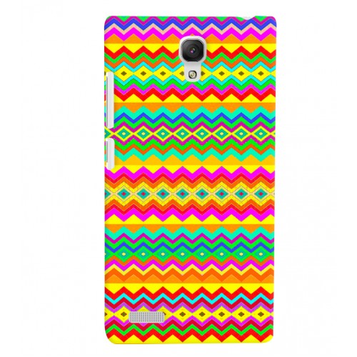 Shopping Monster Xiaomi REDMI_NOTE Printed Mobile Cover_09 (Aztec Hard Back Case)