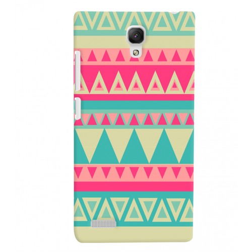 Shopping Monster Xiaomi REDMI_NOTE Printed Mobile Cover_04 (Aztec Hard Back Case)