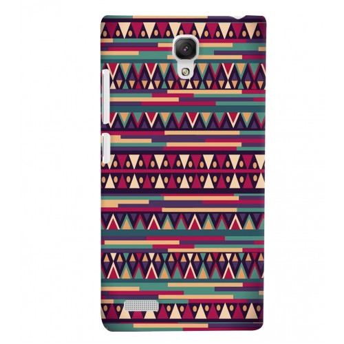 Shopping Monster Xiaomi REDMI_NOTE Printed Mobile Cover_05 (Aztec Hard Back Case)