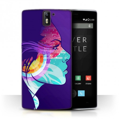 Designer Woman Portrait Back Cover Case For Oneplus One