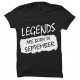 Legends Are Born In September Round Neck T-Shirt