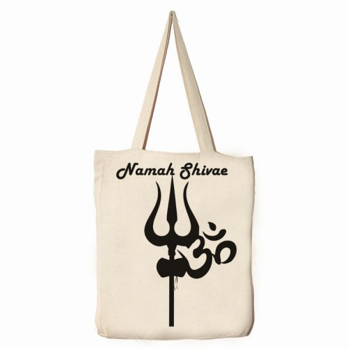 Shopping Monster Lord Shiva Religious Tote Bag
