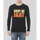 Govt Of Jaat Haryanvi Full Sleeve 100% Cotton Round Neck T shirt