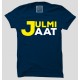No If NO But Only Jatt + Julmi Jaat + Julmi Jaat 100% Cotton Round Neck " XXL Size " Haryanvi Combo Tees