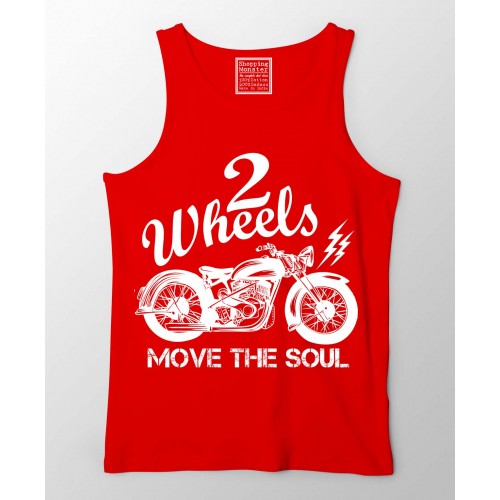 Move The Soul Rider 100% Cotton Stretchable tank top/Vest