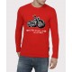 Ride To Live Live To Ride Rider 100% Cotton Full Sleeve Round Neck T-Shirt