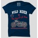 Wild Rider Ride Hard or Go Home Rider 100% Cotton Round Neck Half Sleeve T-Shirt