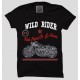 Wild Rider Ride Hard or Go Home Rider 100% Cotton Round Neck Half Sleeve T-Shirt