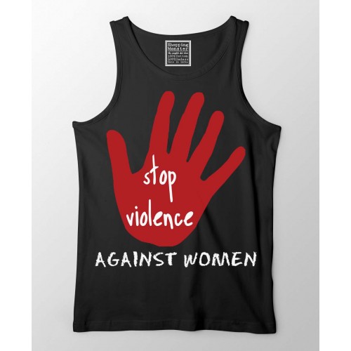 Stop Violence 100% Cotton Stretchable tank top/Vest