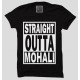 Straight Outta Mohali Half Sleeve 100% Cotton Round Neck T-Shirt