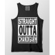 Straight Outta Chandigarh 100% Cotton Stretchable tank top/Vest