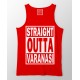 Straight Outta Varanasi 100% Cotton Stretchable tank top/Vest