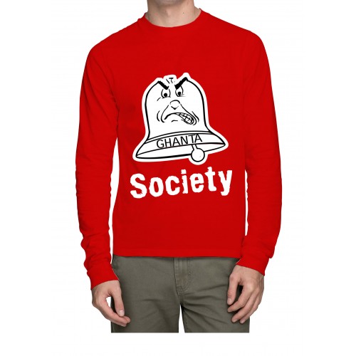 Ghanta Society Full Sleeve Round Neck T-shirt 