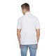 La Monstro Men's Polo Neck White T-Shirt
