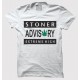 Stoner Advisonry 100% Cotton Round Neck Weed T-Shirt 
