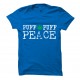 Puff Puff Peace 100% Cotton Round Neck Weed T-Shirt 