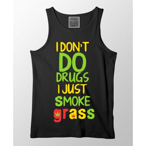 I Don't Do Grass 100% Cotton Stretchable tank top/Vest