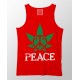 Peace 100% Cotton Stretchable tank top/Vest