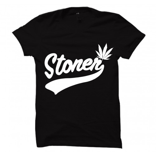 Stoner 100% Cotton Round Neck Weed T-Shirt 