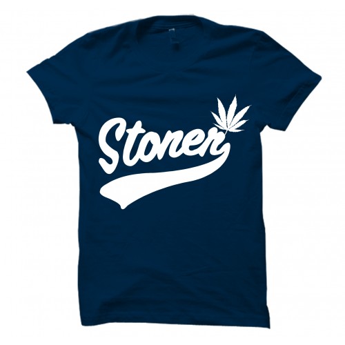 Stoner 100% Cotton Round Neck Weed T-Shirt 
