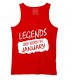 Legends Are Born In January Stretchable Tank Top