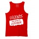 Legends Are Born In October Stretchable Tank Top