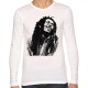 Bob Marley White Full Sleeve T Shirt