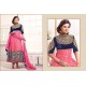 Sayali Bhagat Pink Georgette Semi Stitched Anarkali Suit