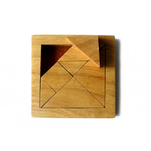 Tangram (small) Wood Toy - Tangram IQ - Toy