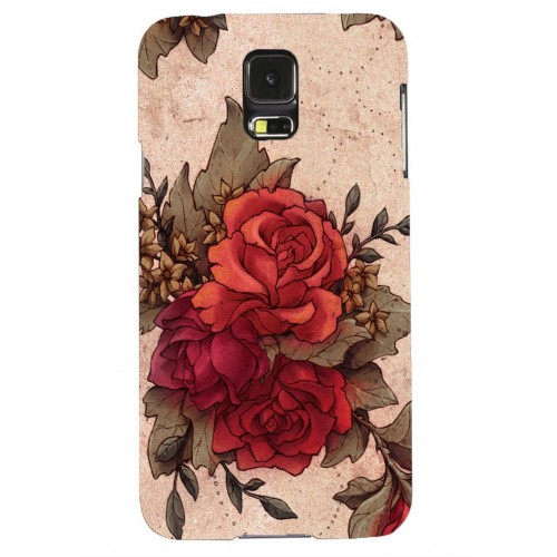 Floral Samsung Galaxy S5 Printed Cover Case