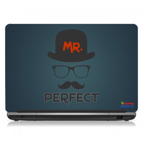 Mr. Perfect Laptop Skin