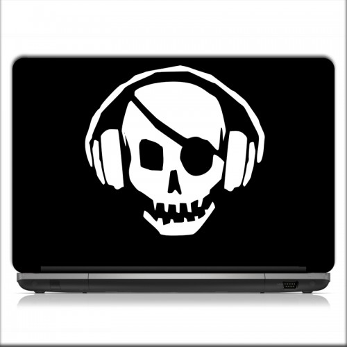 Skull Musical Laptop Skins - matte Finish