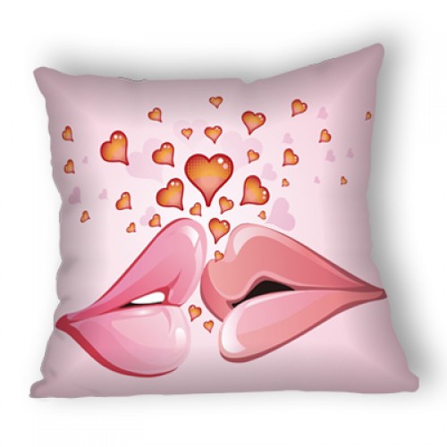 Love First Kiss Cushion Cover